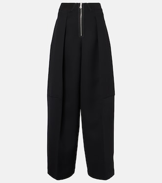 Weite High-Rise-Hose aus Crêpe | Jean Paul Gaultier
