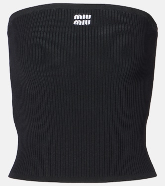 Top a fascia in maglia | Miu Miu