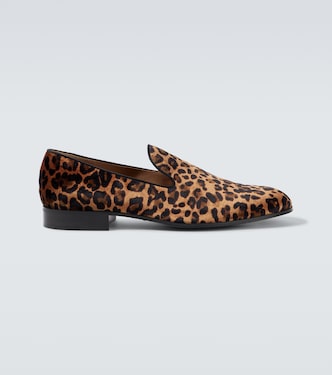 Leopard-print loafers | Gianvito Rossi