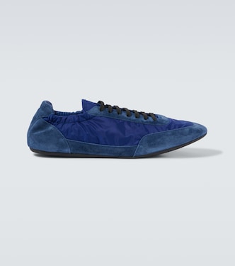 Collapse Re-Nylon and suede sneakers | Prada