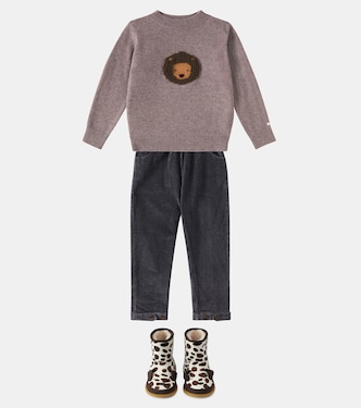 Denn embroidered wool sweater | Donsje