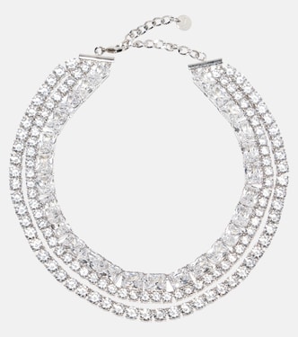 Crystal-embellished choker | Self-Portrait