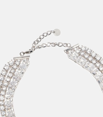 Crystal-embellished choker | Self-Portrait