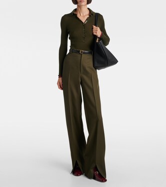 Wool and mohair wide-leg pants | Gucci