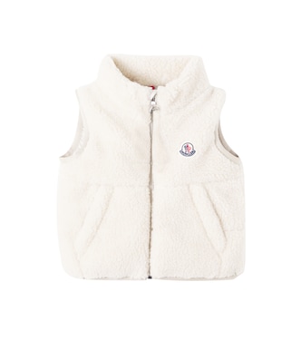 Baby Ernst down-paneled teddy vest | Moncler Enfant