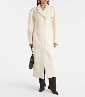 Curvo virgin wool coat | Jacquemus