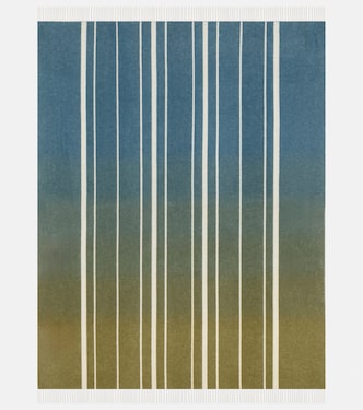 Suitcase striped cashmere blanket | Loro Piana