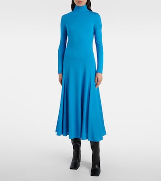 Open-back jersey midi dress | Alaïa