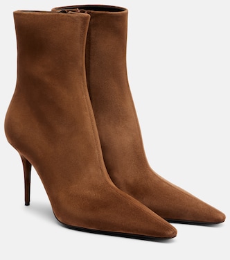 Ashley 90绒面革及踝靴 | Saint Laurent