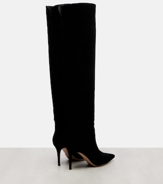 Hansen 85 suede knee-high boots | Gianvito Rossi