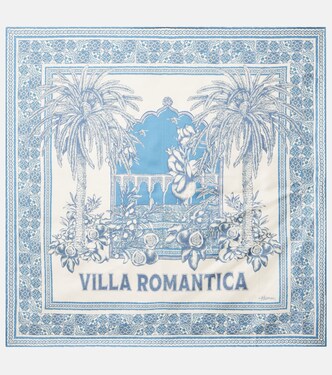 Villa Romantica silk scarf | Alémais