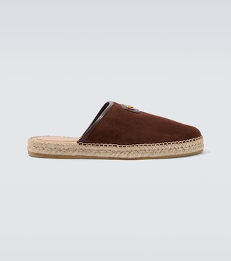 Palm Avenue VLogo suede mules | Valentino Garavani