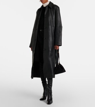 Manteau en cuir | Toteme