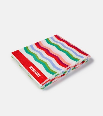 Wave cotton terry beach towel | Missoni