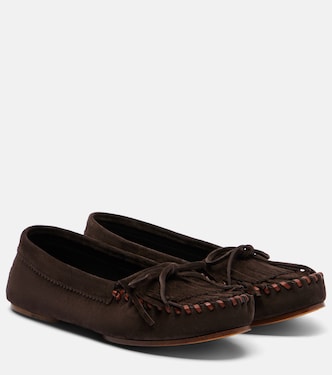 Indiana tasseled suede loafers | Paris Texas