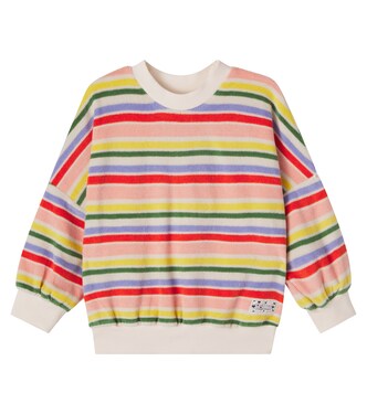 Marika striped cotton-blend sweatshirt | Molo