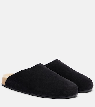 Hudson Two suede mules | The Row
