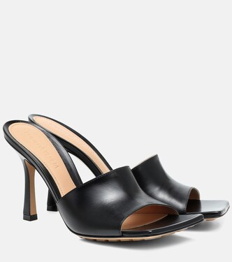 Pantoletten Stretch aus Leder | Bottega Veneta