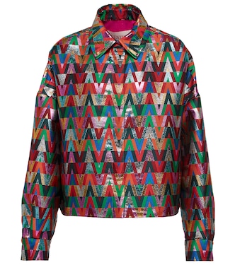 Jacke aus Jacquard-Strick | Valentino