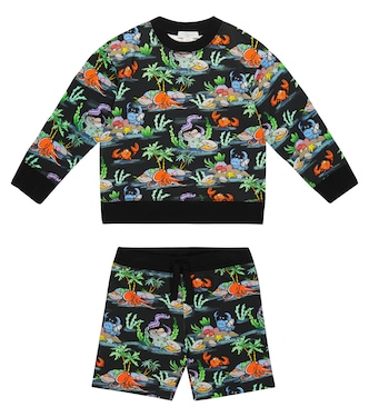 Set aus Sweatshirt und Shorts | Stella McCartney Kids