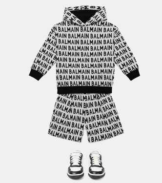 Zapatillas altas de piel | Balmain Kids