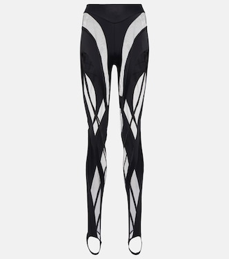 Leggings con fuseau y paneles | Mugler