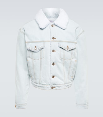Chaqueta en denim con borrego sintético | ERL