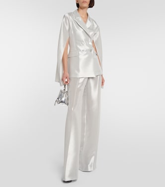 Pantalon de mariée Tebano en soie mélangée | Max Mara
