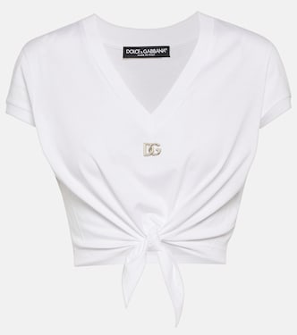 T-Shirt DG Knot aus Baumwoll-Jersey | Dolce&Gabbana