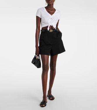 Top cropped in jersey di cotone | Dolce&Gabbana