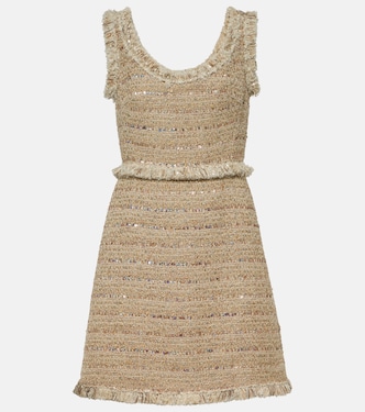 Fringed bouclé minidress | Giambattista Valli