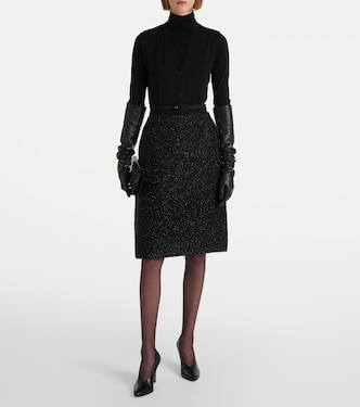 Escarpins Prudens 90 en cuir | The Row