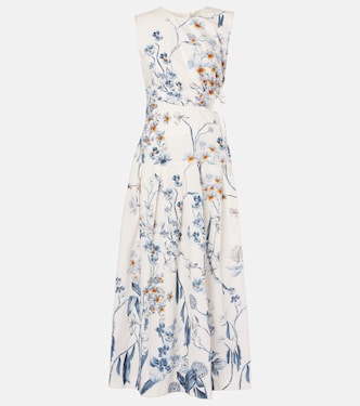 Midikleid Otono Petalo aus Baumwollpopeline | Agua by Agua Bendita