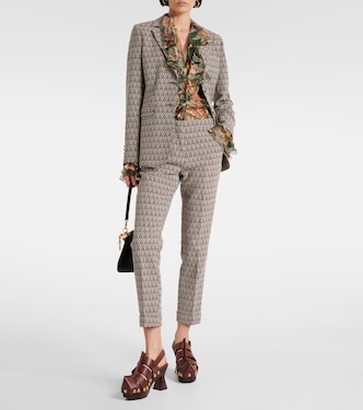 Pantalon imprimé en coton mélangé | Etro