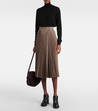 Midirock aus Wolle | Burberry