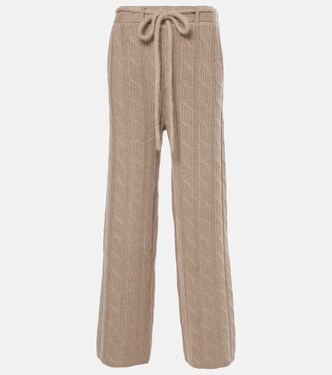 Pantaloni Ebba in maglia di cashmere | Lisa Yang