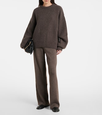 Pantaloni regular in misto lana | Aya Muse