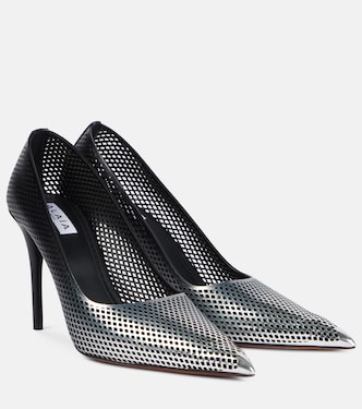 Pumps 90 in mesh di pelle | Alaïa