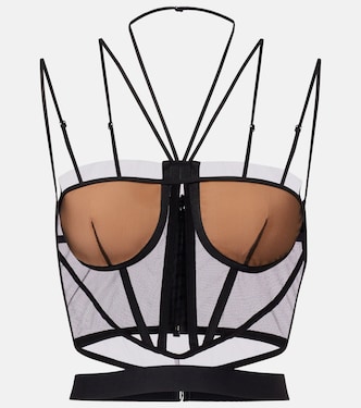 Sheer bustier | Nensi Dojaka
