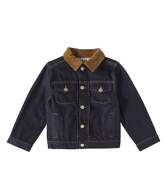 Giacca di jeans Eddis con velluto a coste | Bonpoint