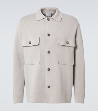 Hemdjacke aus Wolle und Kaschmir | Allude