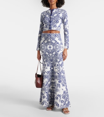 Falda larga en jacquard | Etro