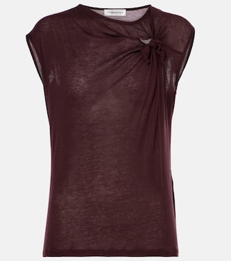 Knotted mesh T-shirt | Victoria Beckham