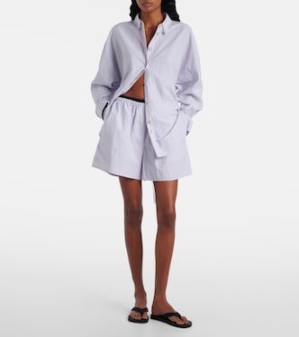 White Label Caroline cotton and linen shirt | Proenza Schouler