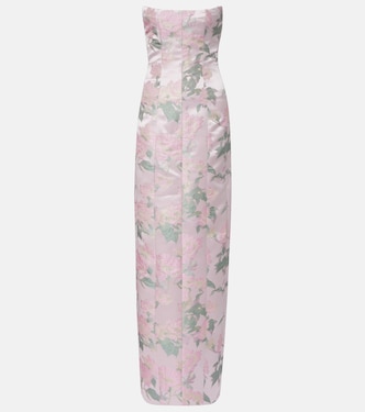 Odessa floral brocade corset gown | Markarian