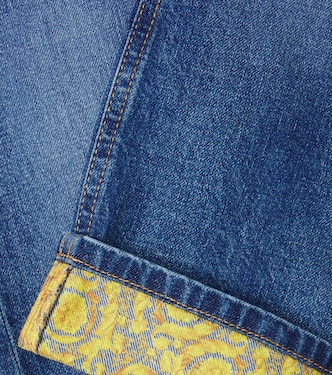Barocco straight jeans | Versace Kids