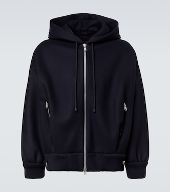 Embellished wool-blend hoodie | Simone Rocha