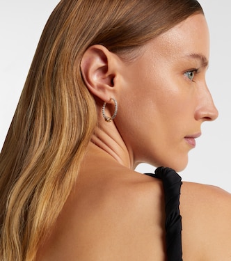 Pendientes Argo Demi de plata de ley y oro de 18 ct con diamantes | Spinelli Kilcollin