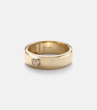 14kt gold ring with diamonds | Roxanne First