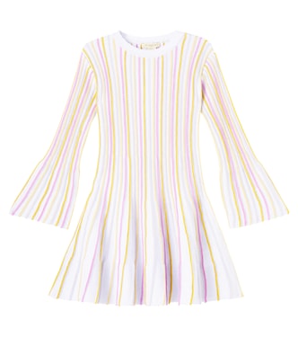 Robe rayée en coton mélangé | Stella McCartney Kids